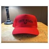 True religion red SnapBack ( in tote )