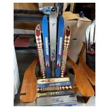 Custom outdoor ski chairs ( row d)