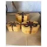 vintage bamboo nesting boxes (Row A)