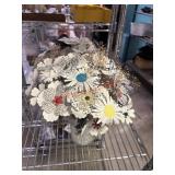 Paper Flowers in Vase          (Clothing Rack)