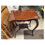 Wood Accent Table    (book Nook_)