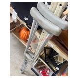 Set of Adjustable Crutches 5ft2-5ft10