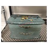 Small hand painted Jewelry Box