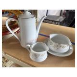 Royal Wentworth Cream and Sugar with China