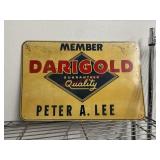 Vintage Darigold tin Sign
