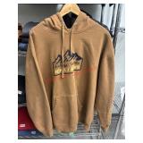 2Xl Brown mens hoodie              (CLothing