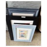 Large Picture Frames and Wall Decor lot
