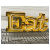 Battery Operated Light Up Eat Sign