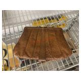 VTG Ostrich Leather Clutch Needs repair
