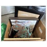 Box of wall Decor and digital frame