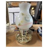 Small Table lamp Hand Painted