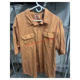 2XL Wrangler Short Sleeve Button Down