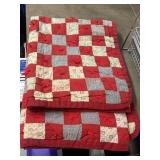 Smaller Vtg handmade Quilt