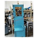 teal blue country style hall stand (Row D)