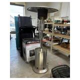 stainless steel propane outdoor patio heater (row