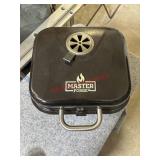 Master Forge 206-sq in Black Porcelain-Coated