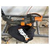 WORX WG505 Trivac 3-in-1 electric leaf blower,