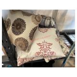 Cute Throw Pillow Lot indoor and outdoor