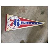 VTG 76ers Full Size Felt Flag