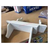 Two Small White Shelves