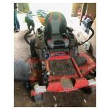Toro Zero Turn Timekeeper  Lawn Mower: Runs