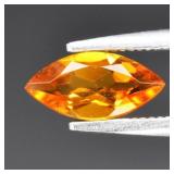 0.44ct 8x4mm VS Marquise Natural Yellow Citrine -