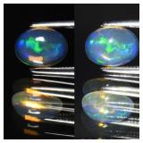0.60ct Oval Natural Transparent Crystal Opal with