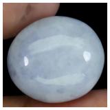 21.74ct 17x15mm Oval Natural Jadeite Type A Lavend