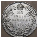 Canada 25 Cent 1920