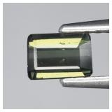 0.39ct 5.2x3.7mm VS Octagon Natural Green Tourmali