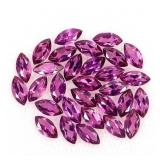 Marquise Natural Neon Purple Rhodolite Garnet Lot