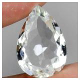 Pear Shape Cut Natural Unheated White Topaz Brazil