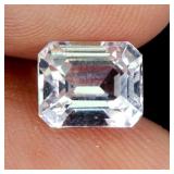 Octagon Cut Natural Pink Kunzite Afghanistan VVS 2