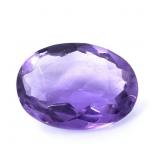 6.55 Ct Faceted Amethyst , Oval , GLI Certified