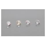 1.25tcw  4 Lab Diamonds  3.8-4.5mm