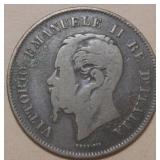 Italy 1861 M 5 Centesimi