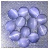 Round Cab Natural Unheated White Moonstone Cat Eye