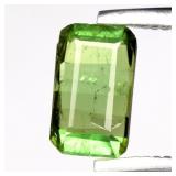 0.61ct 6.3x3.7mm Octagon Natural Green Tourmaline