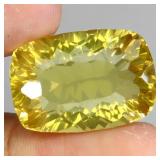 Antique Cut Natural Unheated Lemon Quartz Brazil 1