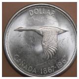 Canada Silver Dollar 1967 Uncirculated