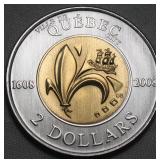 Canada $2 2008 Quebec City 400th Anniversary_