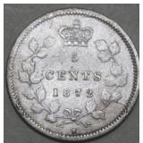 Canada 5 Cents 1872H