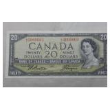 Canada $20 Banknote 1954 BC-41a Beattie Coyne