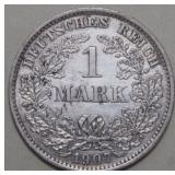 Germany Empire One Mark 1907E
