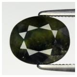 2.62ct 8.8x7mm Oval Natural Blue Green Sapphire -