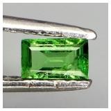 Baguette Cut Unheated Top Rich Green Tsavorite Gar