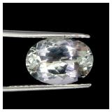Oval Cut Natural Unheated Green Topaz Africa 7.20