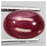Oval Cab Natural Red Ruby Mozambique 4.70ct 10x7.3