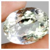 Oval Cut Natural Unheated Green Topaz Africa 8.85