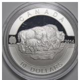 Canada $10 O Canada series II 2014 Bison